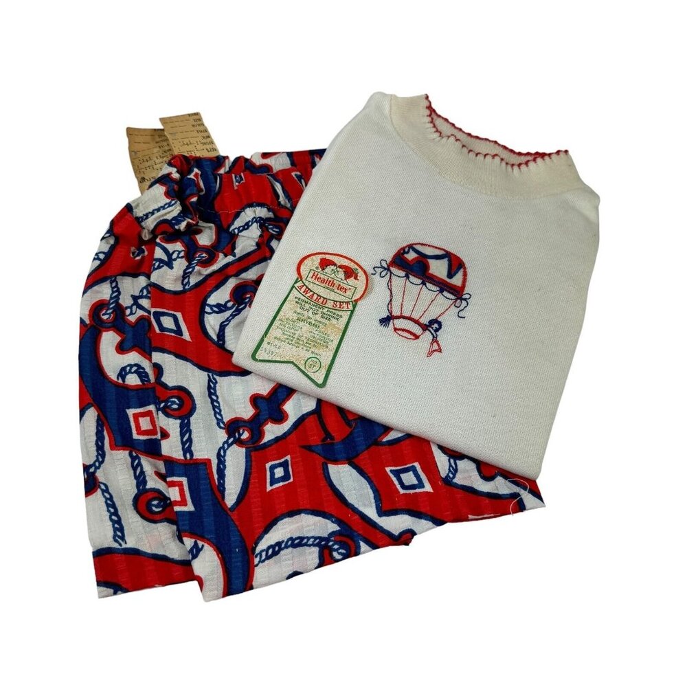 Health-Tex Size 4T Toddler Vintage 1970s Shorts and Top Made in USA